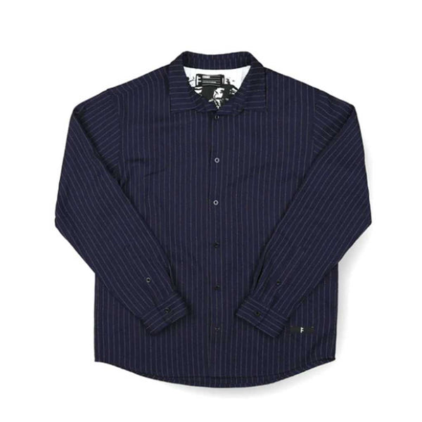 Former Vivian Stripe L/S Shirt - Navy