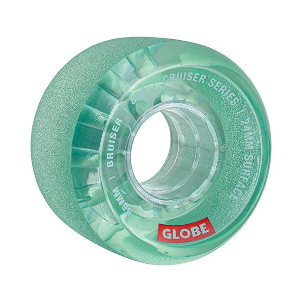 Globe Skate Bruiser 55mm Wheel - Clear Aqua