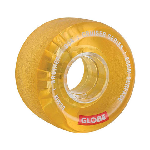 Globe Skate Bruiser 58mm Wheel - Clear Honey