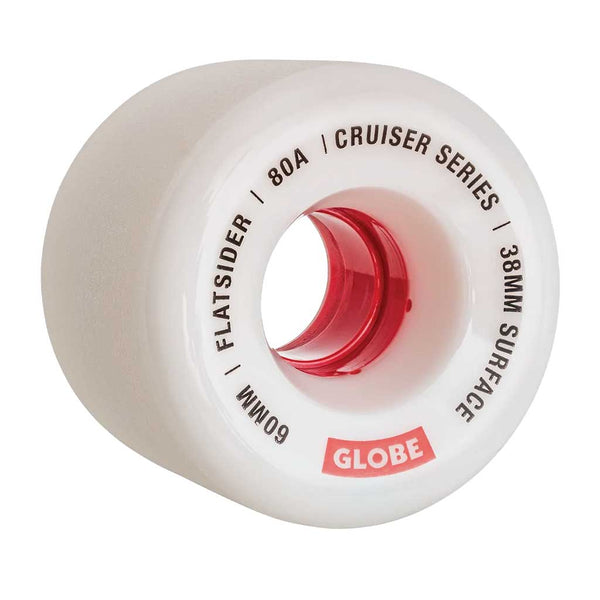 Globe Skate Flatslider 60mm Wheel - White/Red