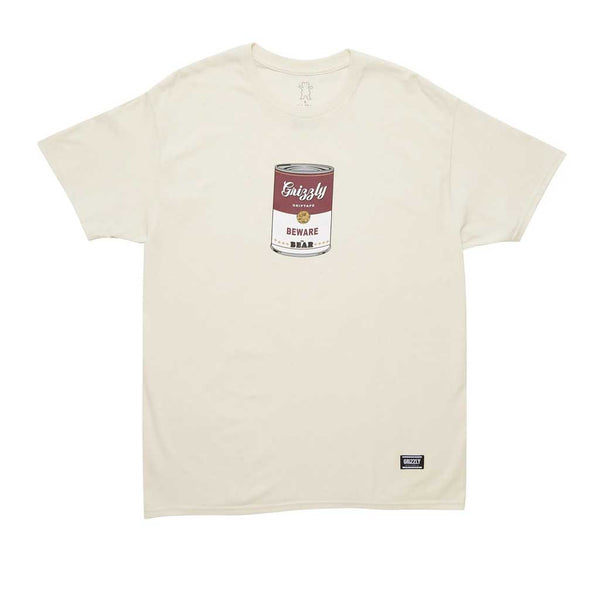 Grizzly Soup of the Day S/S Tee - Cream