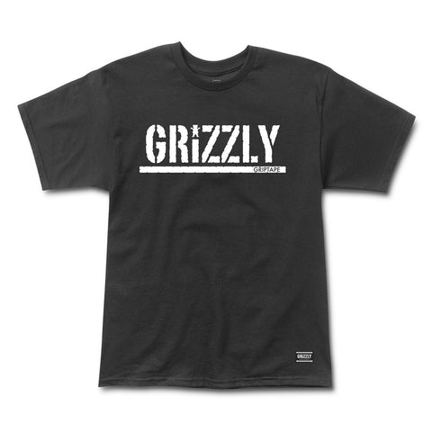 Grizzly OG Stamp Logo Tee - Black