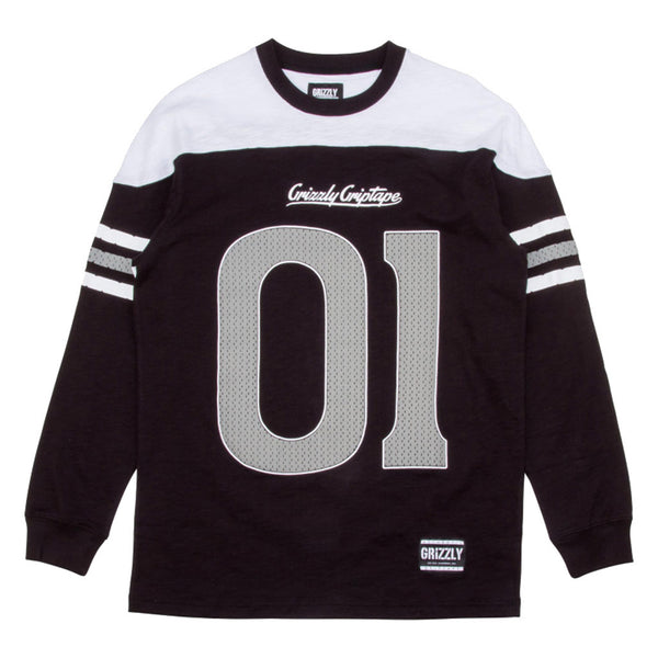 Grizzly 12th Man Football Top - Black