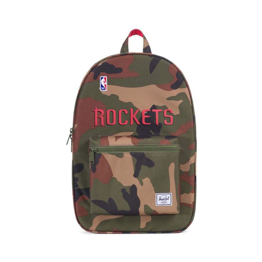 herschel backpack nba Herschel Settlement NBA Superfan Rockets Backpack - Woodland Camo
