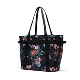 Herschel Alexander Zip Tote Bag -  Summer Floral Black Side