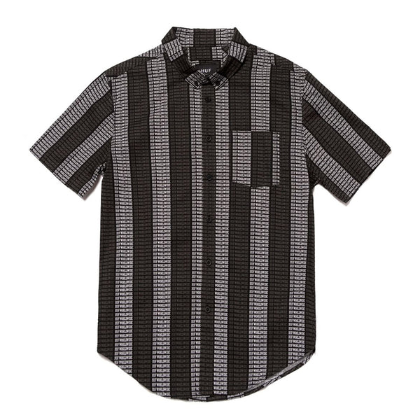 Huf Alandale S/S Woven Shirt - Black (Front)