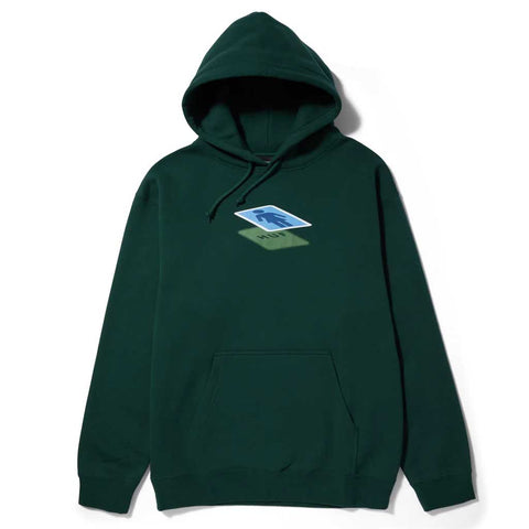 Huf x Crailtap Shadow P/O Hoodie - Forest Green