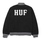 Huf Sherpa Varsity Jacket - Black2