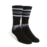 Huf x Thrasher Center Field Sock - Black2