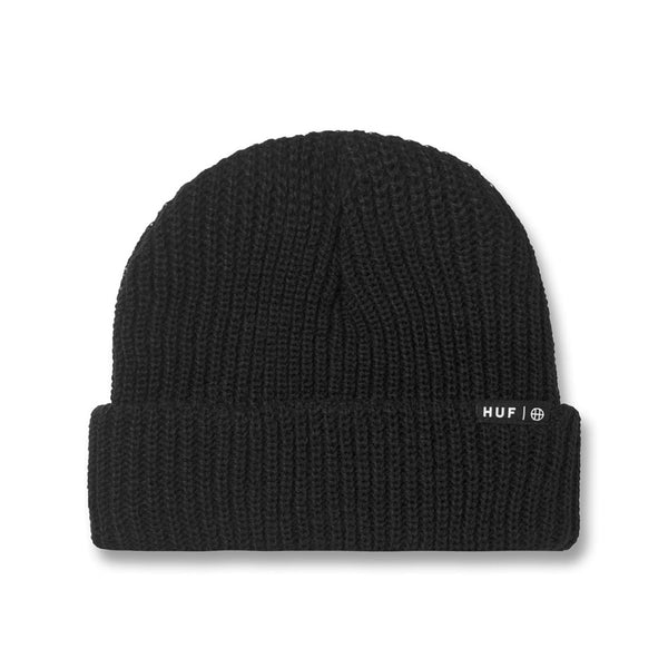 Huf Usual Beanie - Black Front