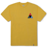 Huf Prism Triangle S/S Tee - Mineral Yellow Front