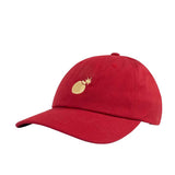 The Hundreds F22 Solid Bomb Dad Hat - Burgundy