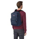 JanSport Superbreak Backpack - Navy on model