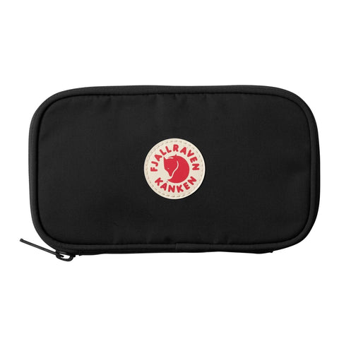 Fjallraven Kanken Travel Wallet - Black Front