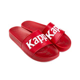 Kappa 222 Banda Adam Slides - Red/White Front
