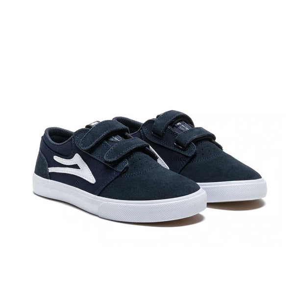 Lakai Griffin Kids Shoes - Navy Suede