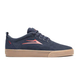Lakai Bristol Shoes - Navy/Red Suede Side