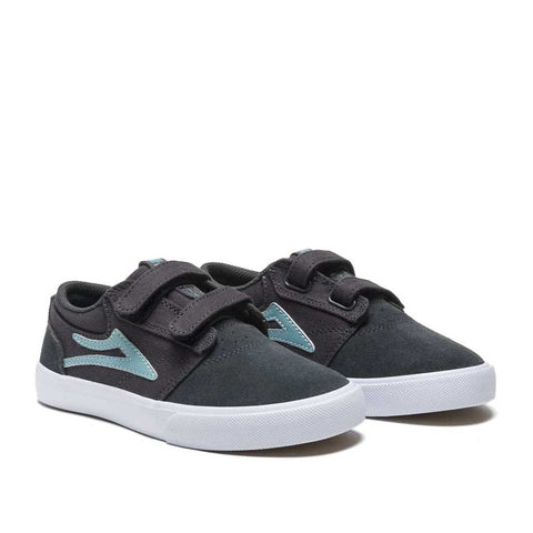 Lakai Griffin Kids Shoes - Charcoal/Nile Suede