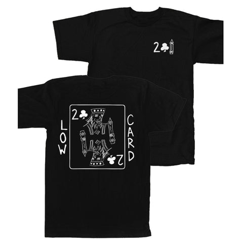 Lowcard King Card T-Shirt - Black
