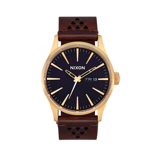 Nixon Sentry Leather - Gold/Indigo