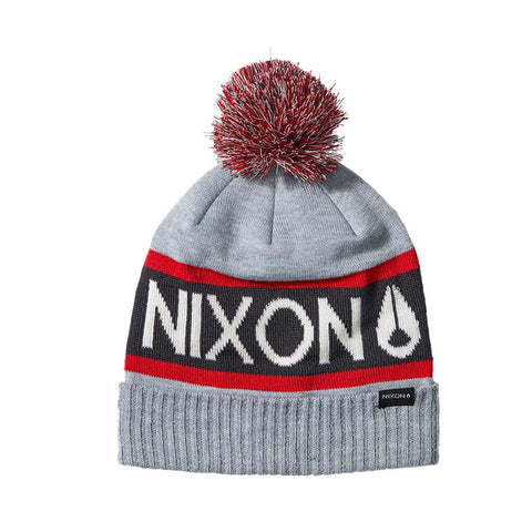 Nixon Teamster R Beanie -  Heather Grey
