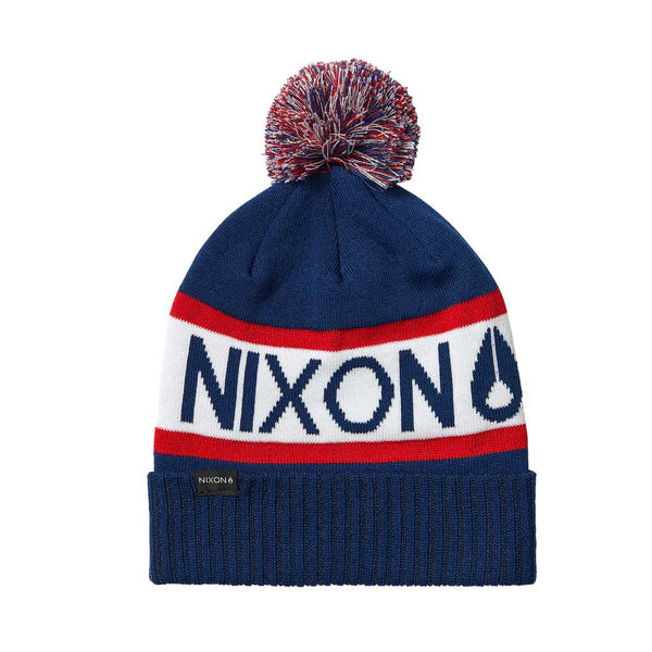 Nixon Teamster R Beanie - Navy/White