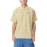 Obey Expand Jacquard SS Polo - Celery Juice