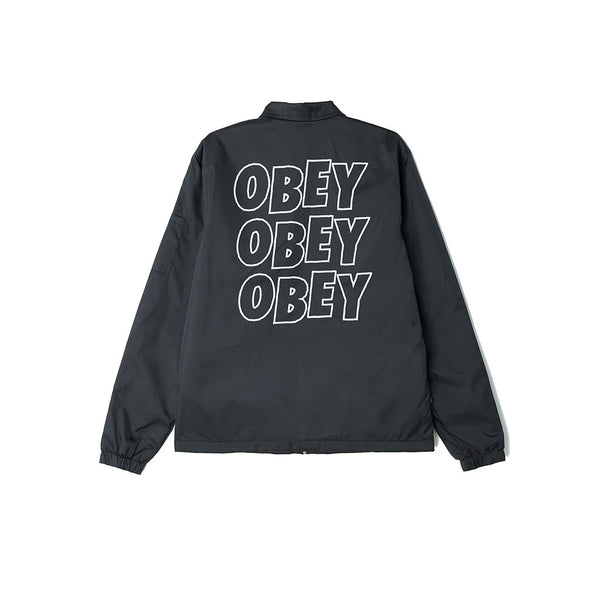 Obey Static Jacket - Black Back