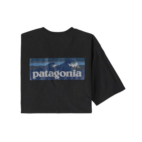 Patagonia Boardshort Logo Pocket Responsibili Tee - INBK