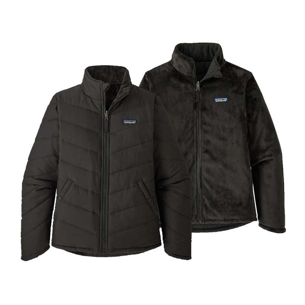 Patagonia Girl's Reverse Show Flower Jacket - BLK