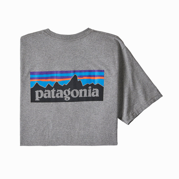 Patagonia Men's P-6 Logo Responsibili-Tee - Gravel Heather (GLH)