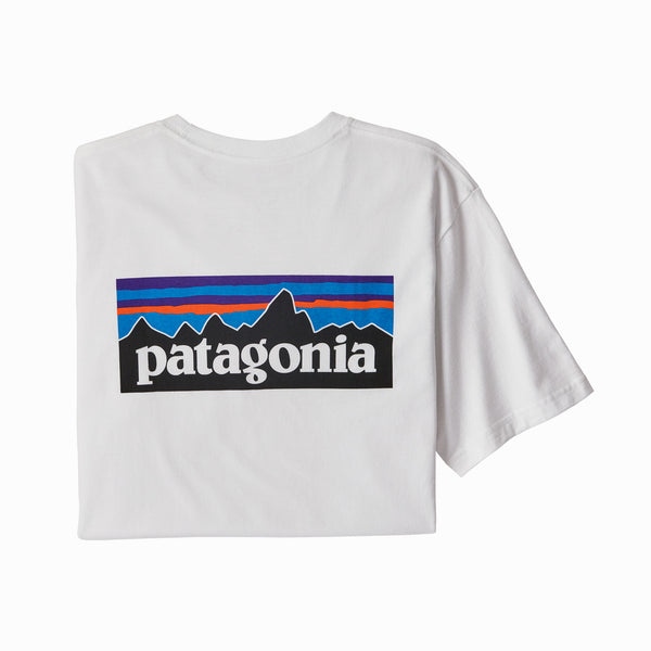 Patagonia Men's P-6 Logo Responsibili-Tee - White (WHI)