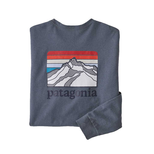 Patagonia L/S P-6 Line Logo Ridge Responsibili Tee - PLGY