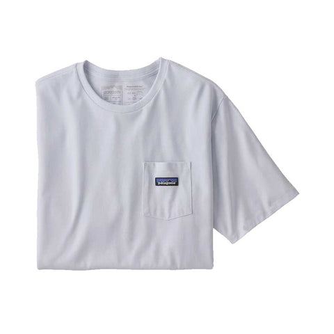 Patagonia P-6 Label Pocket Responsibili Tee - WHI