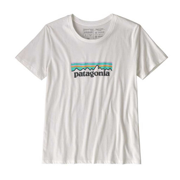 Patagonia Women's  Pastel P-6 Logo Organic - White