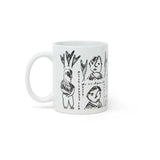 Polar Candelabro Doodle Mug - White