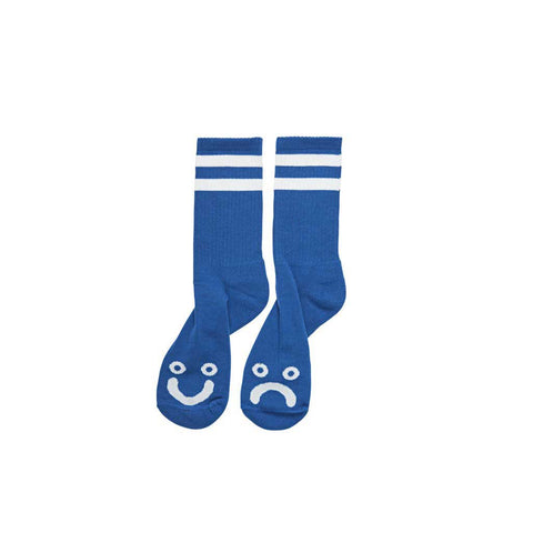 Polar Happy Sad Socks - Royal Blue