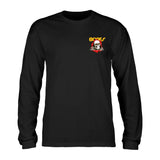 Skate One Powell Peralta Ripper L/S Tee - Black Front