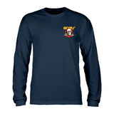 Skate One Powell Peralta Ripper L/S Tee - Navy Front