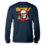 Skate One Powell Peralta Ripper L/S Tee - Navy Back