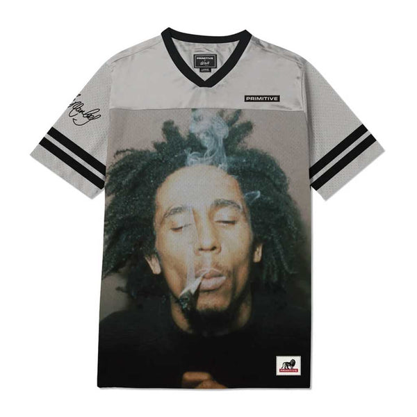 Primitive x Bob Marley Kaya Mesh Jersey - Khaki