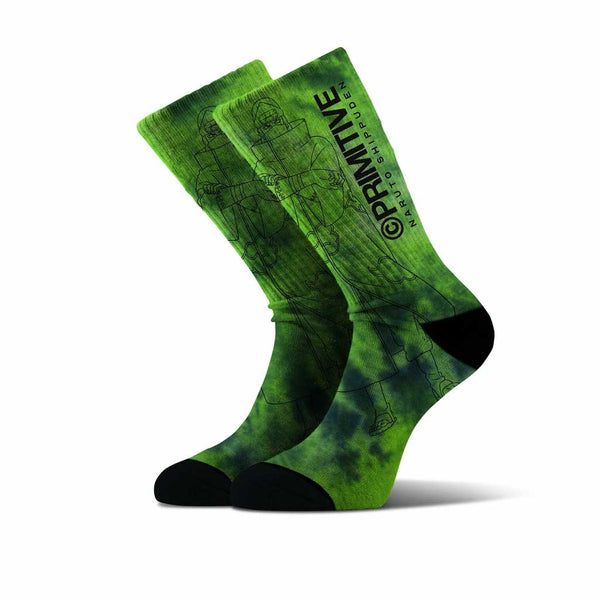Primitive x Naruto Kakuzu Washed Sock - Green