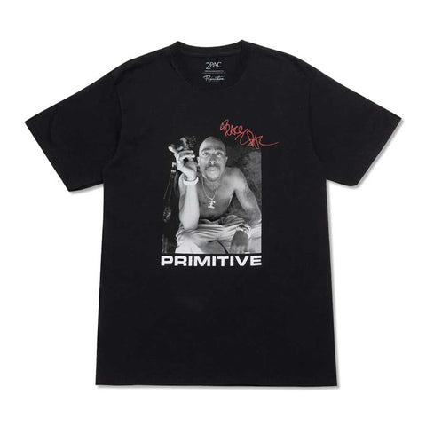 Primitive x Tupac Smoke Tee - Black