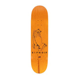 Rip N Dip Lord Nermal Skateboard Deck - Yellow/Blue Top