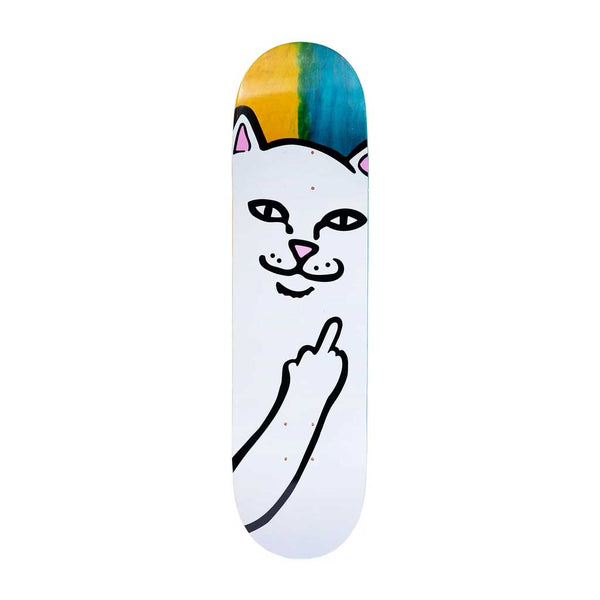 Rip N Dip Lord Nermal Skateboard Deck - Yellow/Blue Back