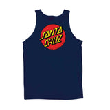 Santa Cruz Classic Dot Regular Tank - Navy Back