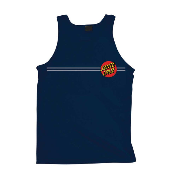 Santa Cruz Classic Dot Regular Tank - Navy