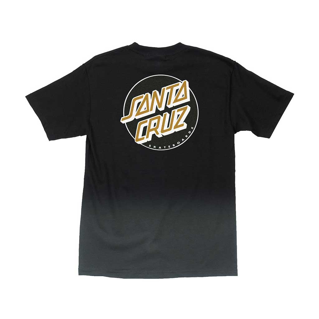 Santa Cruz Other Dot S/S T-shirt - Black Ombre