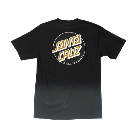 Santa Cruz Other Dot S/S T-shirt - Black Ombre Back