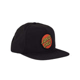 Santa Cruz Classic Snapback Mid Profile Hat - Black2